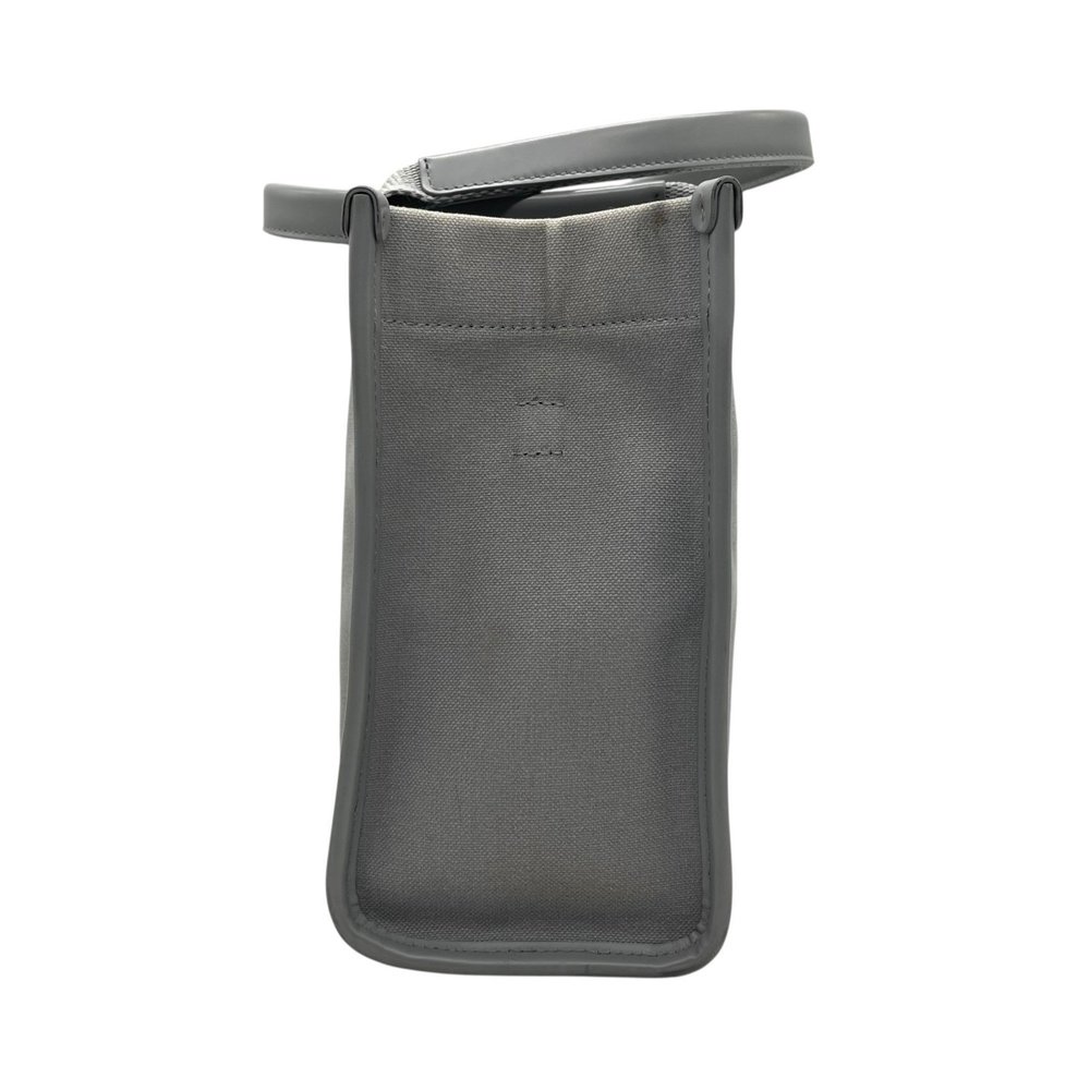 BALENCIAGA Hardware Small Tote Bag/Shoulder Bag, Gray Canvas and Leather with... - Picture 6 of 16